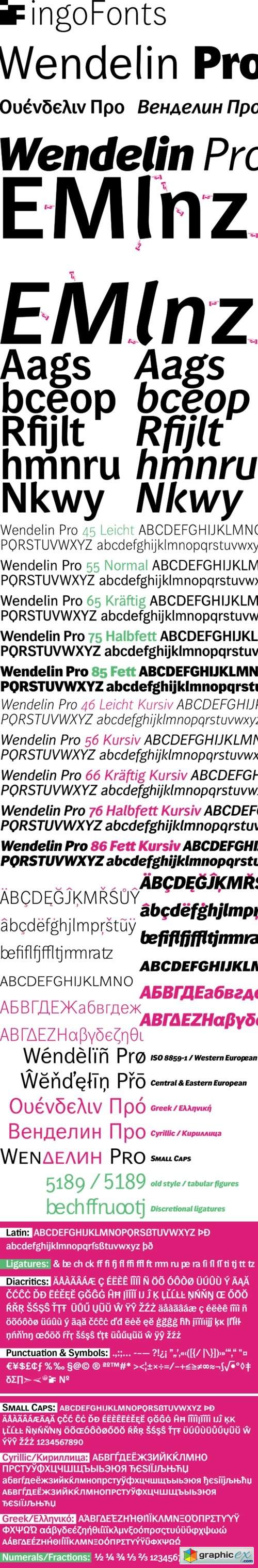 Wendelin Pro Font