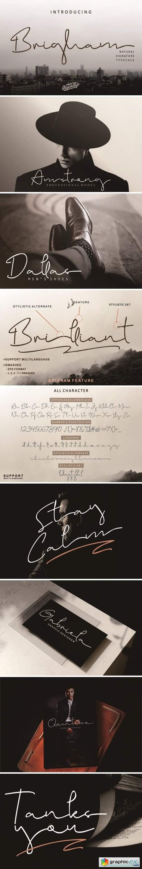 Brigham Script Font