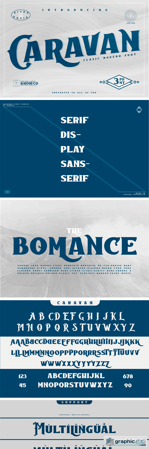 Caravan - Display Font