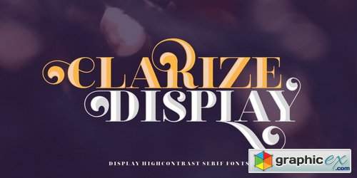  Clarize Display Font Family 