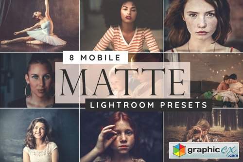 Matte Lightroom mobile presets