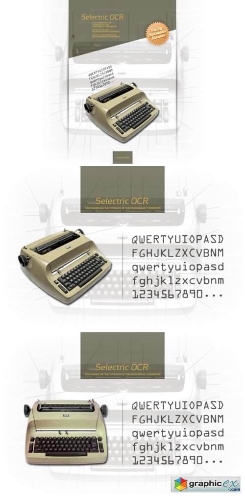 Selectric OCR Font