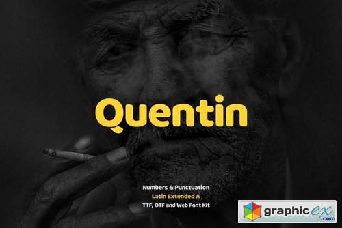 Quentin Pro Typeface + Webfonts