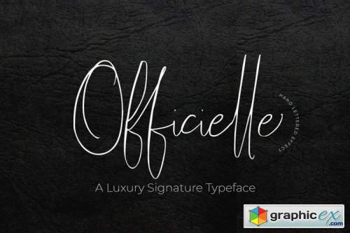 Officielle | Lovely Signature Font