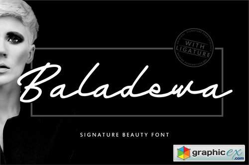 Baladewa Signature Beauty Font