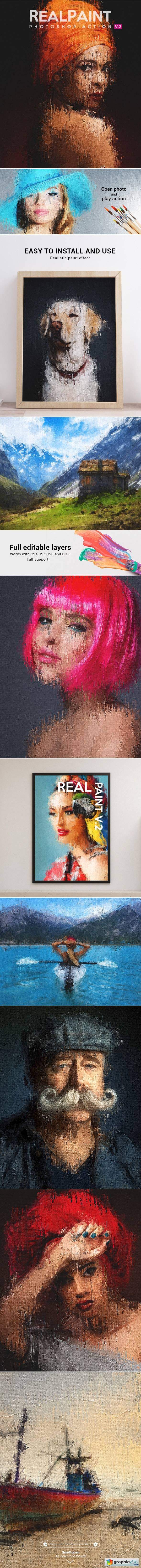 Real Paint V.2 - Photoshop Action 