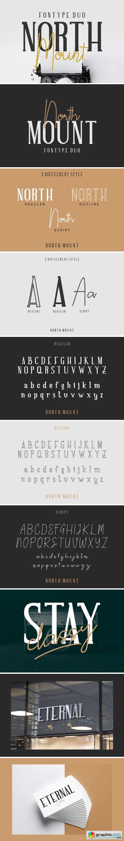 North Mount Family Font