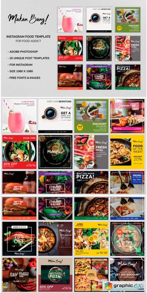 Makan Bang! Instagram Food Template