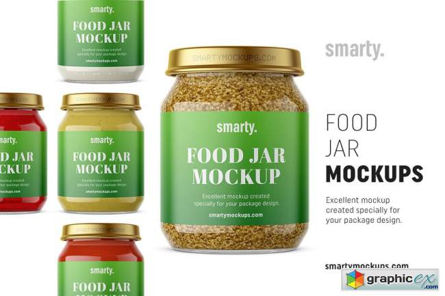 Food Jar Mockups 3343286