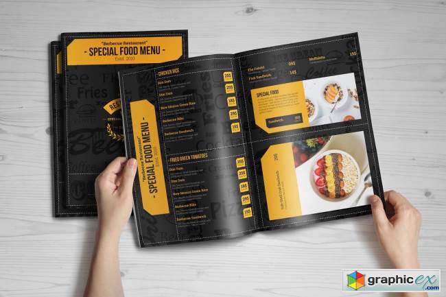 Special Food Menu Brochure -12 Pages