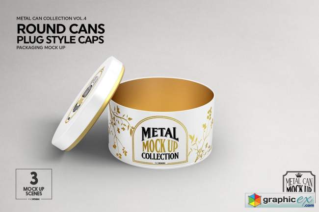 Vol4. Metal Can Mockup Collection