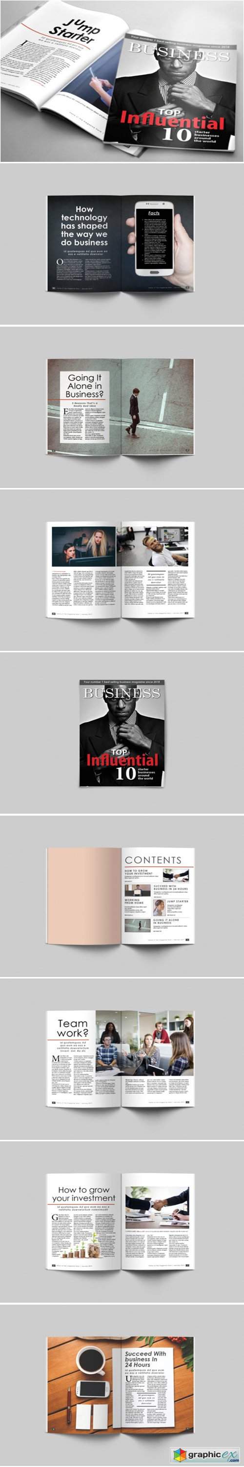 32 Page Business Magazine Template