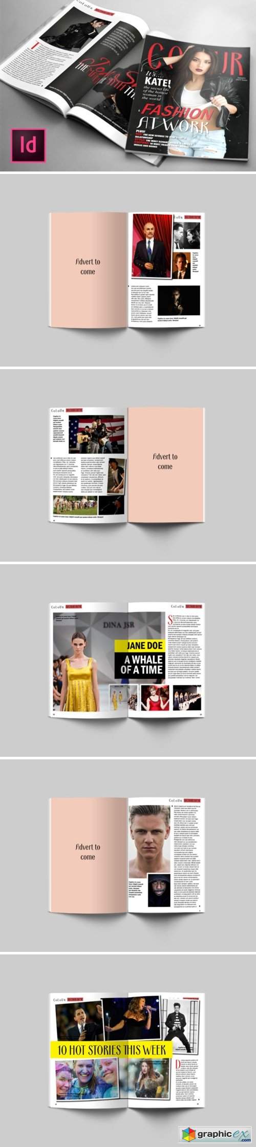 24 Page Fashion Magazine Template 1597242