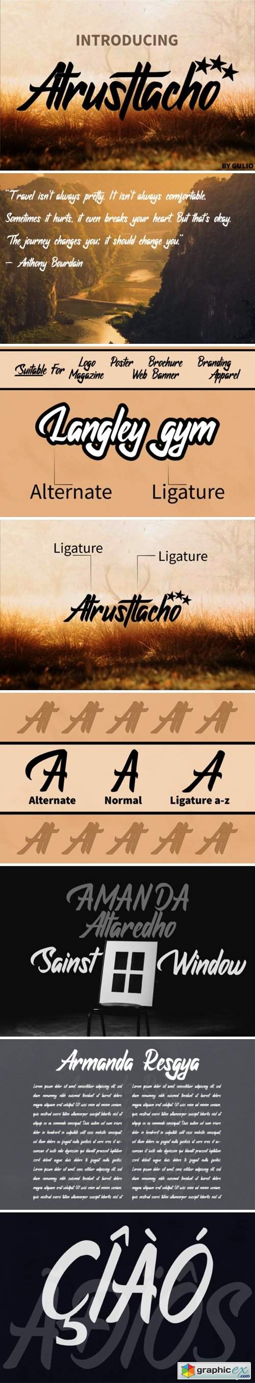 Atrusttacho Font