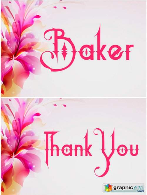 Baker Font