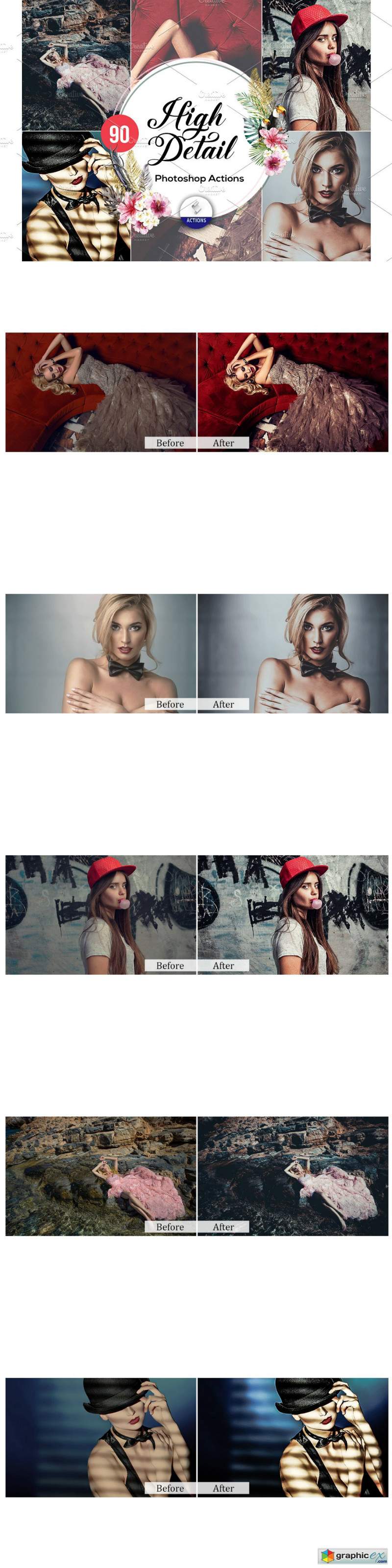 90 High Detail Photoshop Actions