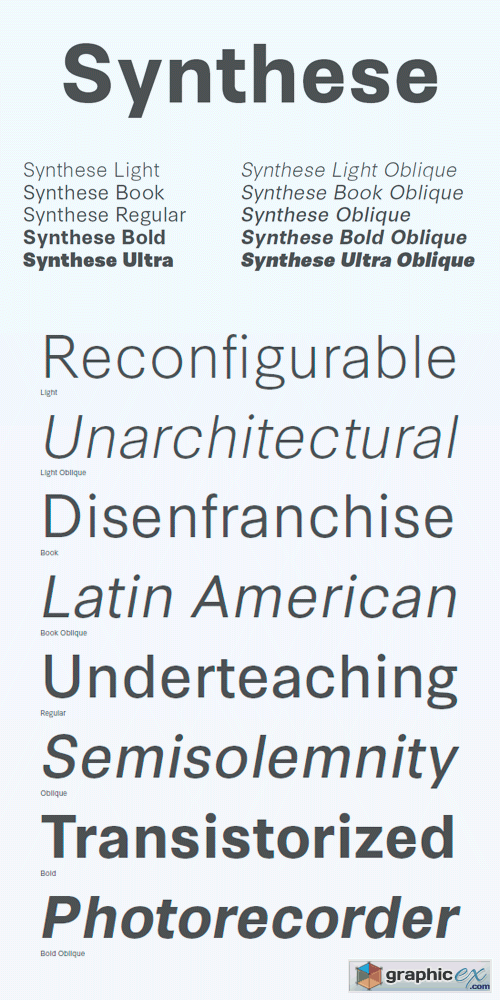 Synthese Font Family