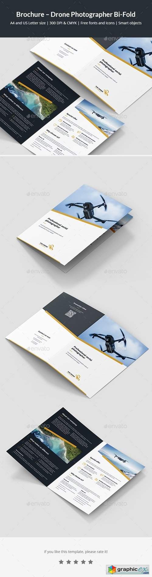 Brochure – Drone Photographer Bi-Fold