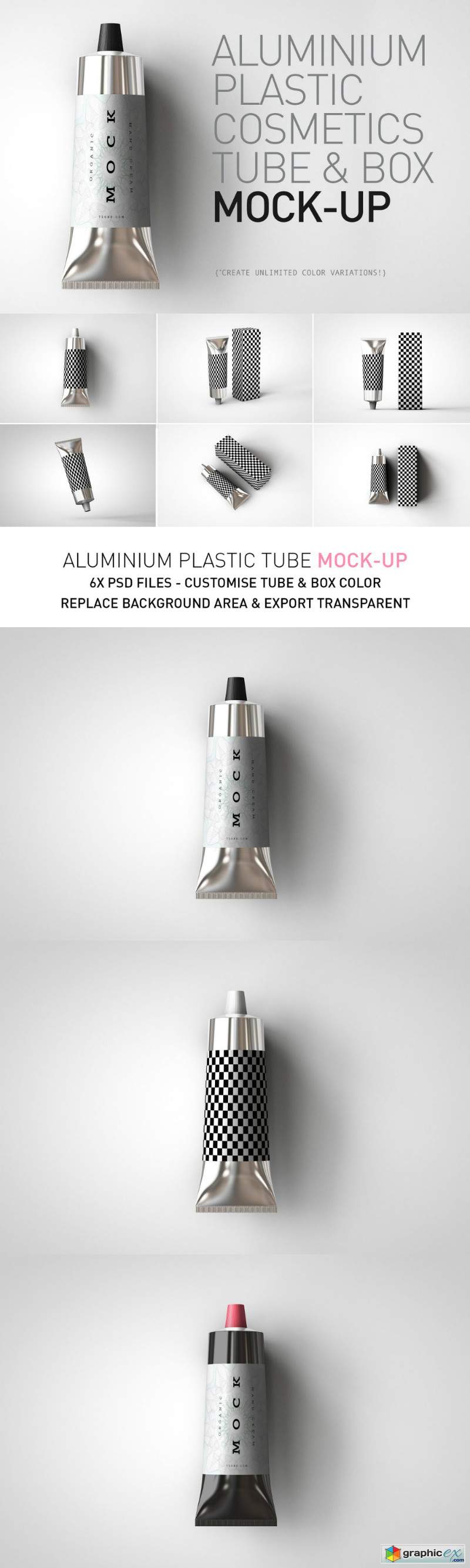 Aluminium Plastic Tube Mock-Up