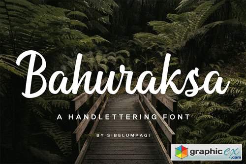 Bahuraksa - A handlettering Font