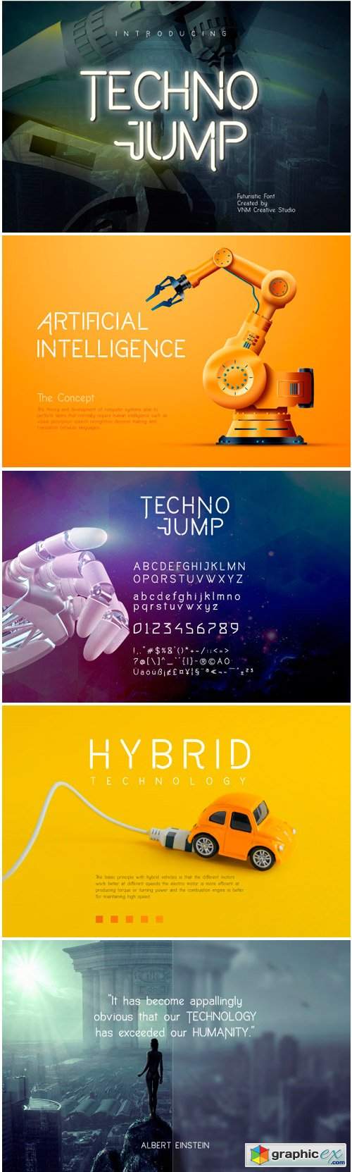 Techno Jump Font