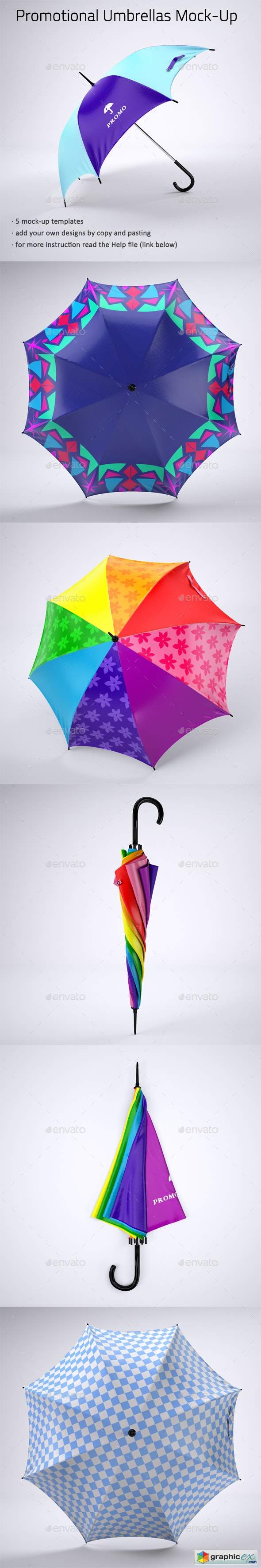 Promotional Umbrella Mock-Up