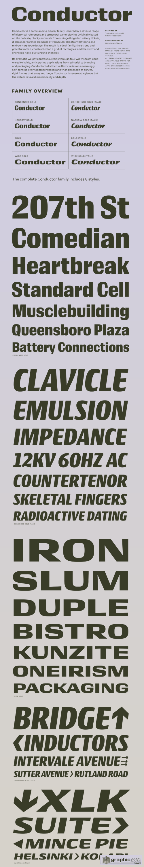 Conductor Font Family