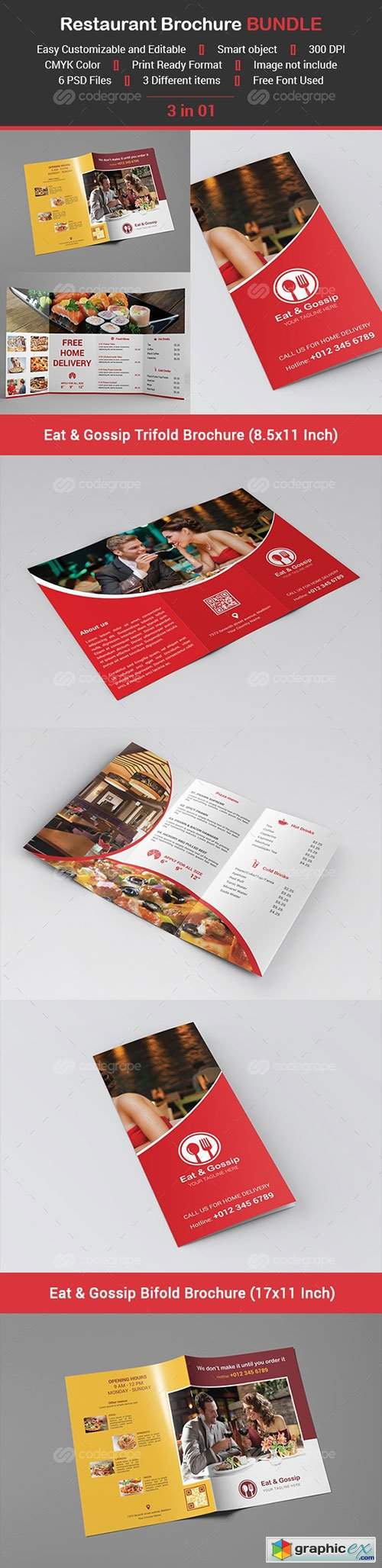 Restaurant Brochure BUNDLE