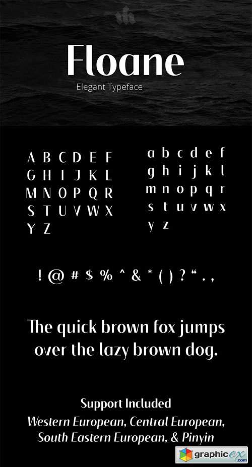 Floane Elegant Typeface (4-Weights)