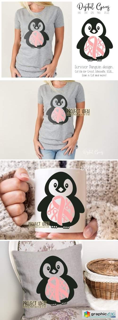 Penguin Breast Cancer Survivor Design
