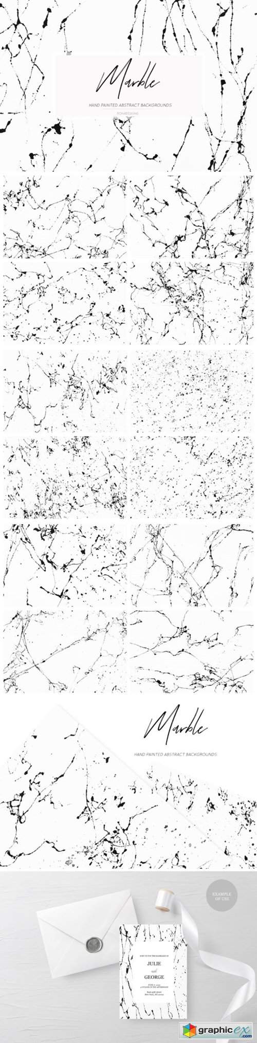 Black White Marble Backgrounds