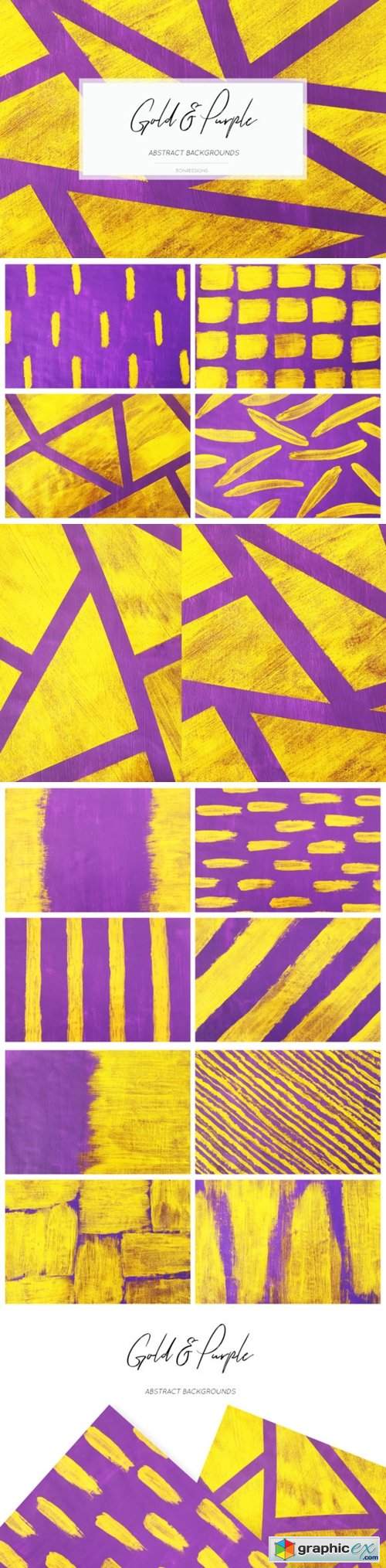Gold Purple Backgrounds