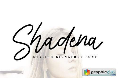 Shadena Signature Font