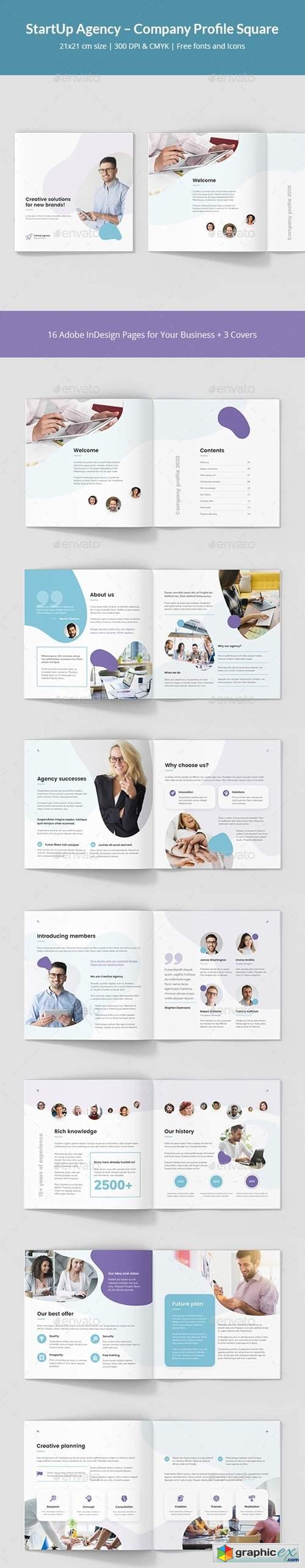 StartUp Agency – Company Profile Square