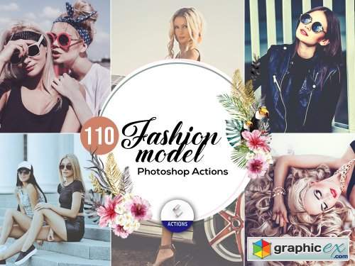 100 Fashion Model Photoshop Actions