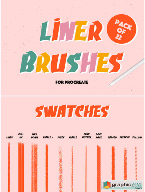 Liner Brushes for Procreate