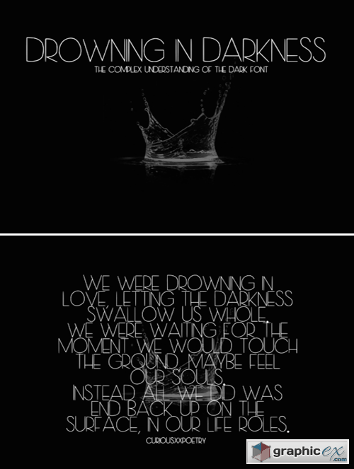 Drowning in Darkness Font