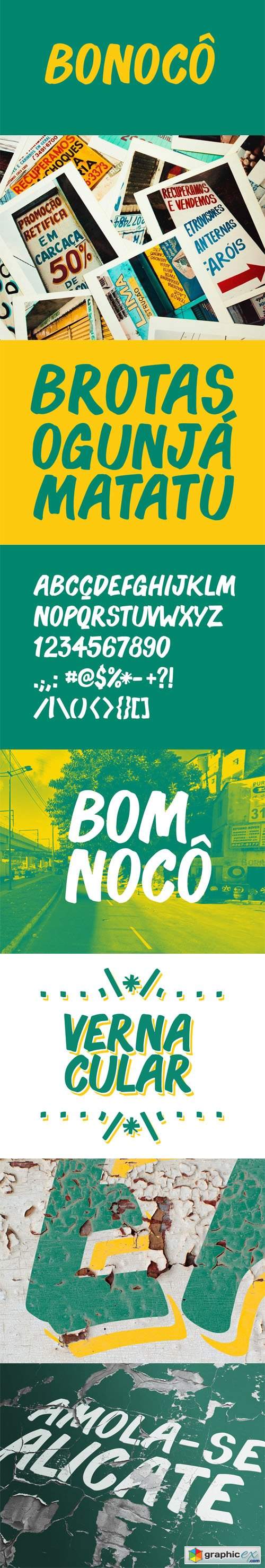 Bonoco Sans Serif Font