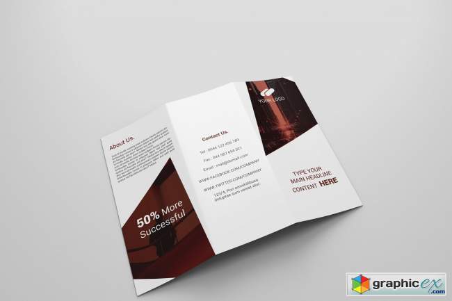6 Business Tri-fold Brochure
