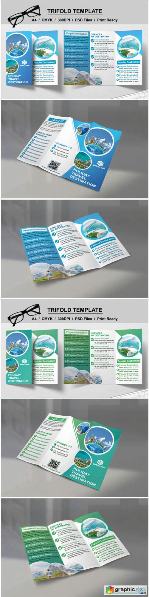 Brochure Template Travel Destination