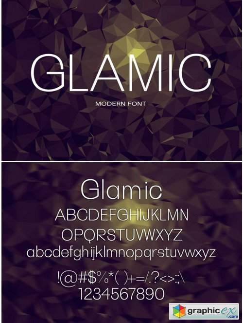Glamic Font