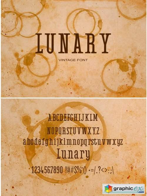 Lunary Font