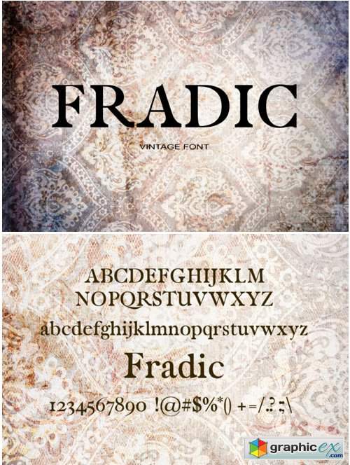 Fradic Font