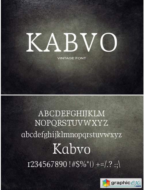Kabvo Font