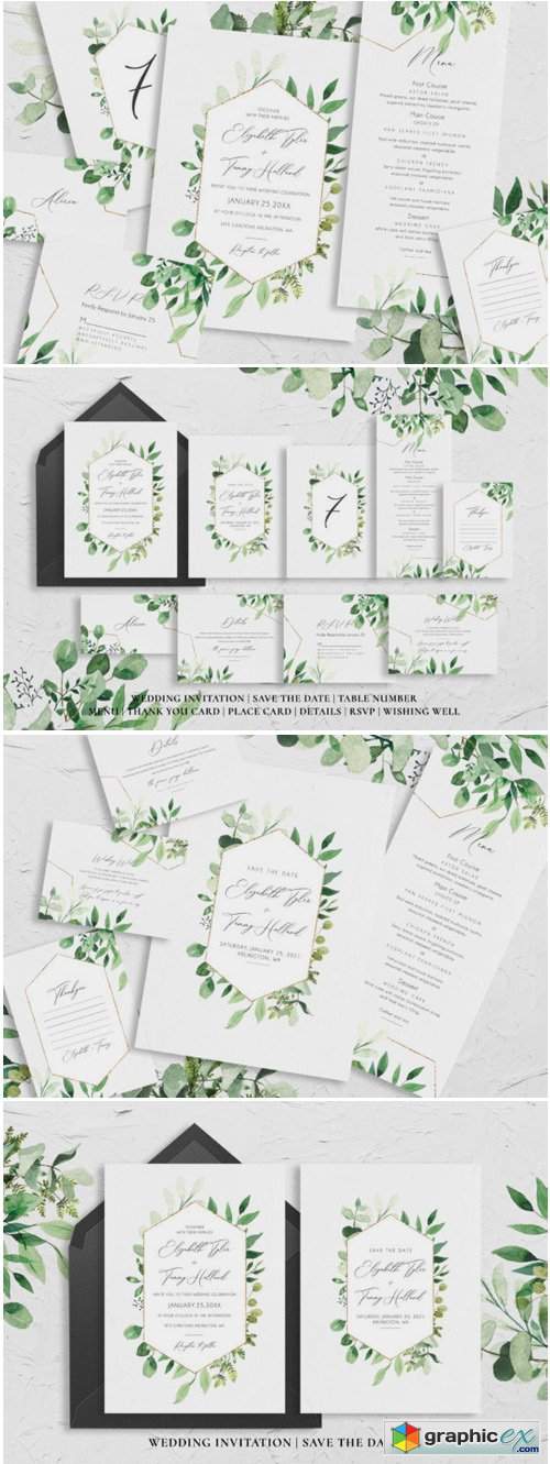 Greenery Foliage Wedding Suite