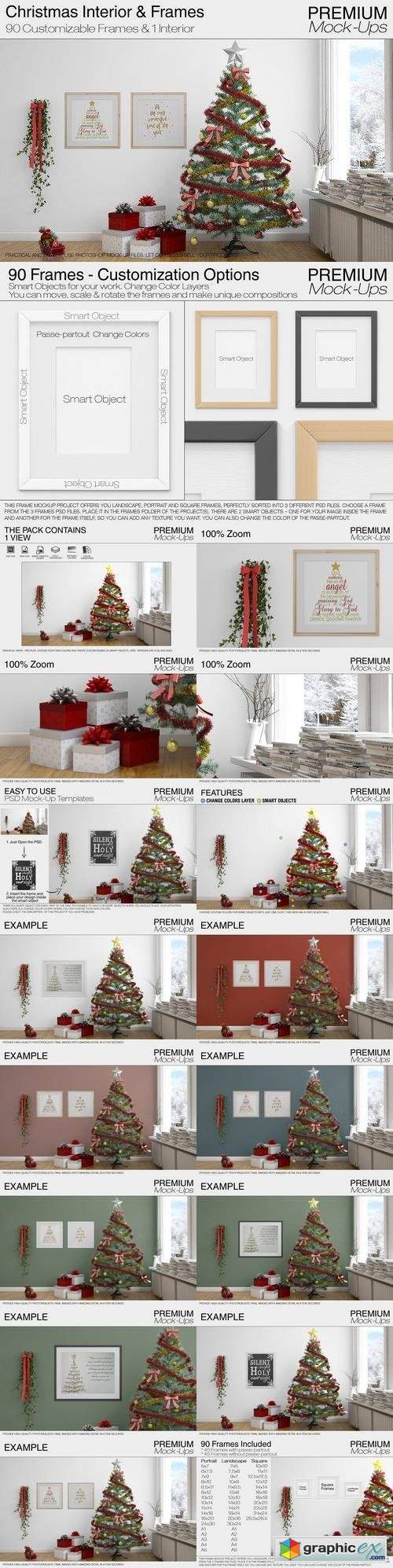 Christmas Interior & Frames Pack