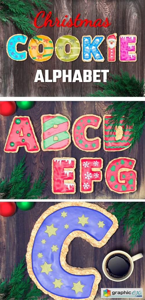 Christmas Cookie Alphabet