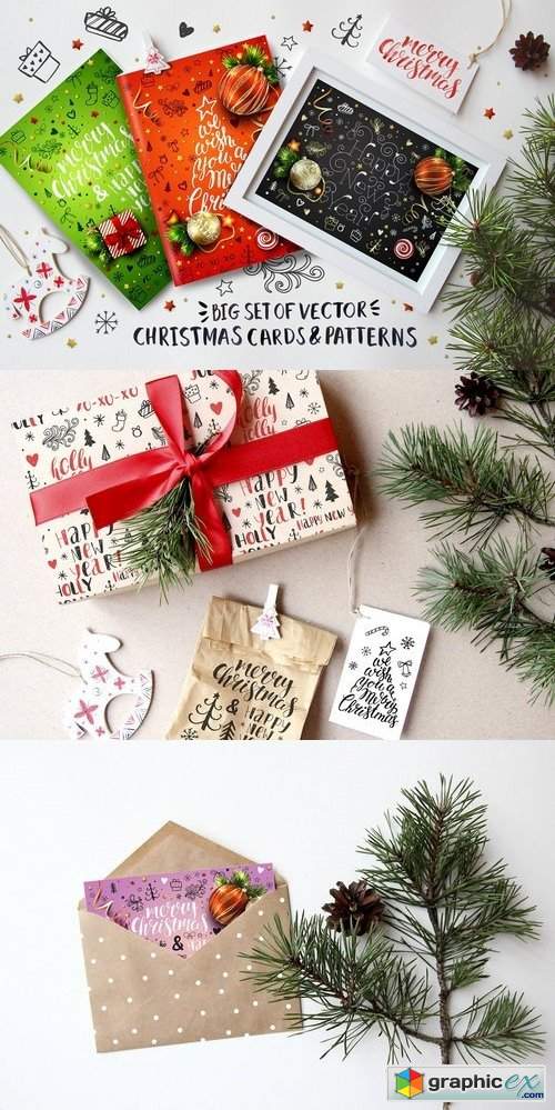 Vector Christmas cards