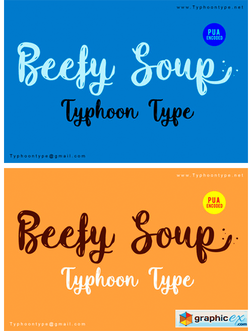 Beefy Soup Font