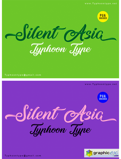 Silent Asia Font